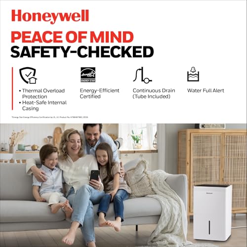 Laundry Mode on Honeywell dehumidifier in action