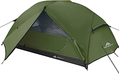 Forceatt Tent for 2 Person is Waterproof and Windproof, Camping Tent for 3 to 4 Seasons,Lightweight Aluminum Pole Backpacking Tent Can be Set Up Quickly,Great for Hiking…