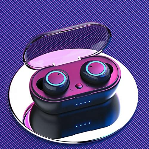 Wireless Earbuds with Mic, Sleep Headphones, Touch-Control 5.0 Bluetooth Headset Sports Earbuds with Immersive Premium Sound, Noise Cancelling Earbud, Cool Stuff, Birthday forfor Teenage Men Women