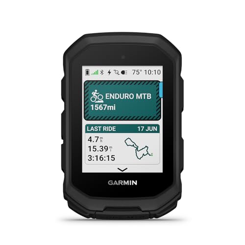 Garmin® Edge® MTB, ordinateur de vélo GPS robuste avec cartes de sentiers couleur préchargées et suivi avancé des performances pour les vététistes
