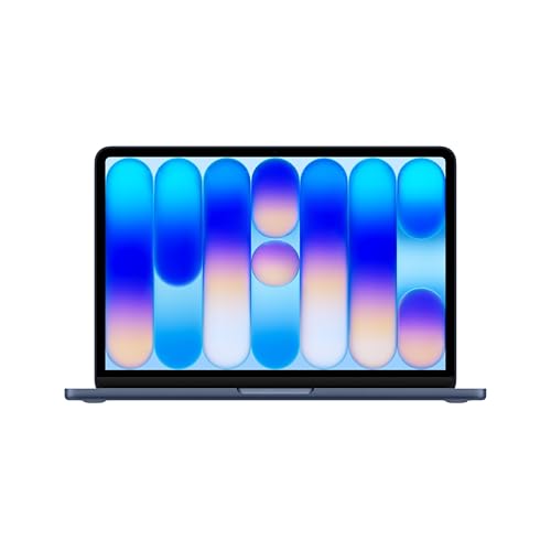 Apple 2026 MacBook Neo 13-inch Indigo in a modern workspace