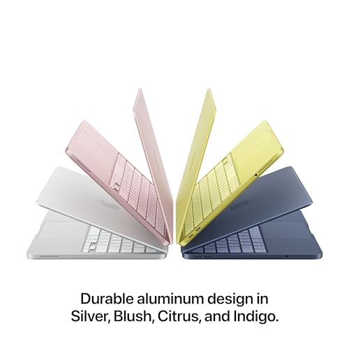 Apple 2026 MacBook Neo 13-inch Indigo angled shot