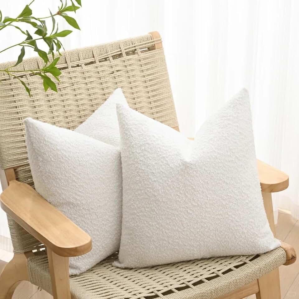 Modern Curved Sectional Sofa, Upholstery Boucle Couch