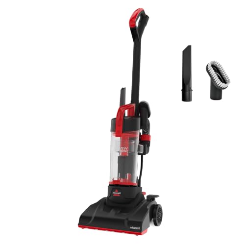 Bissell CleanView Compact Upright Vacuum, Diseño ligero para apartamentos y residencias estudiantiles, succión potente con varilla extensible desmontable y tecnología Scatter-Free, 3508