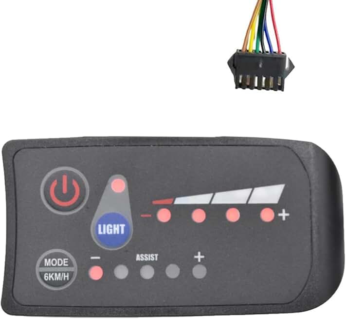S810 E-Bike Meter LED Display 36V IP65 for Electric Bike Electric Bicycle Meter Replacement Parts SM 6PIN