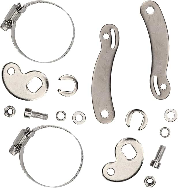 LGEGE Torque Arm Conversion Kit 2 Sets, Compatible with Most Electric Bicycle, Universal Protective Accessories for e-Bike Front or Rear Hub Motors (Not Exceed 14mm)