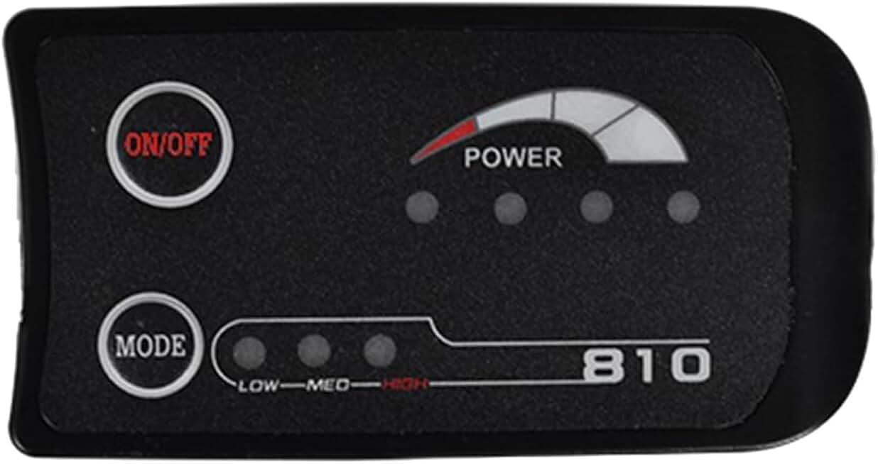 6PIN S810 E-Bike Meter LED Display 48V for Electric Bike Electric Bicycle Meter