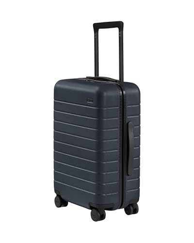 Away Carry-On Luggage - 22-Inch Lightweight Hardside Suitcase with 360° Spinner Wheels, Interior Compression System, TSA-Approved Lock - Navy Blue