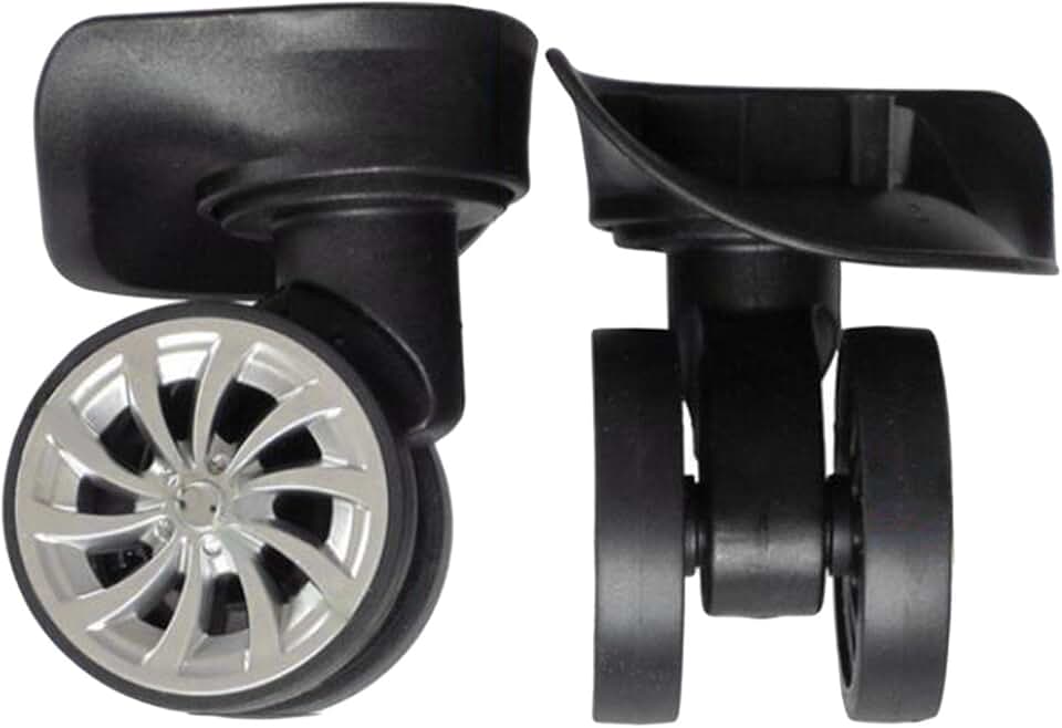 Hjdlhx Hjdlhx Set of 1 Pair Luggage Wheels with Swivel Functionality for Travel, Style B
