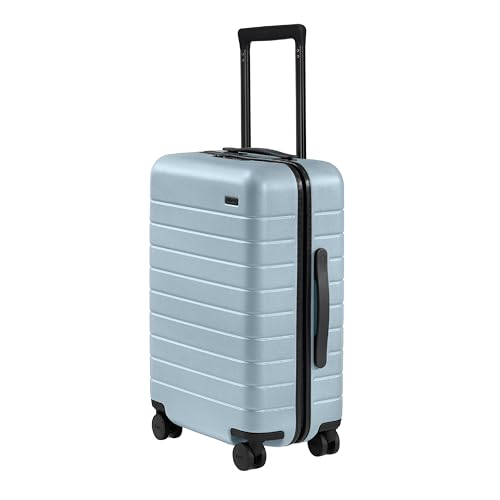 Away Amazon Exclusive Bigger Carry-On Luggage - 23-Inch Lightweight Hardside Suitcase with 360° Spinner Wheels, Interior Compression System, TSA-Approved Lock - Sky Blue