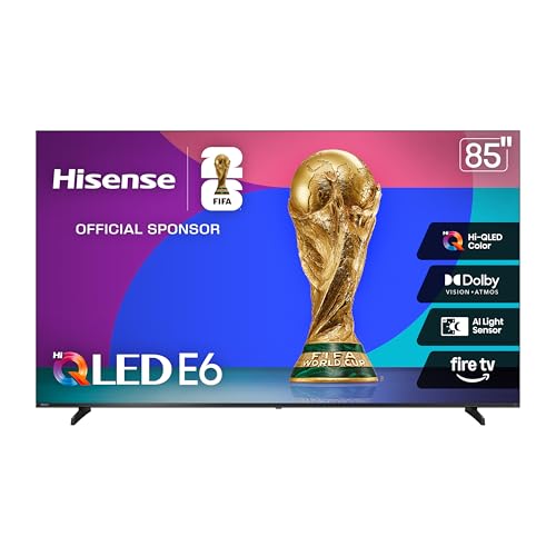 Hisense 85" E6 Cinema Series Hi-QLED 4K UHD Smart Fire TV (85E6QF)