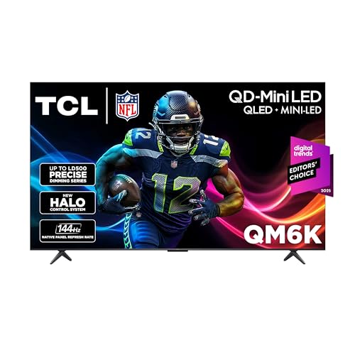 TCL 85 Inch Class QM6K Series | Mini LED QLED 4K HDR | 85QM6K