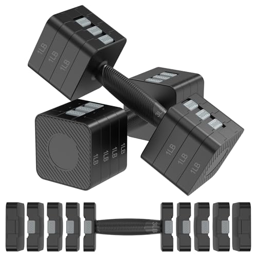 Hezeyferg Adjustable Dumbbells Set for Women/Men Home Gym