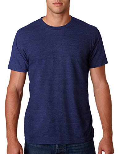 Canvas Men’s Howard Triblend T-Shirt, Navy Heather, Large