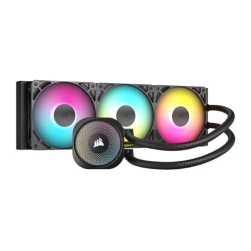 CORSAIR Nautilus 360 RS ARGB Liquid CPU Cooler – 360mm AIO – Black
