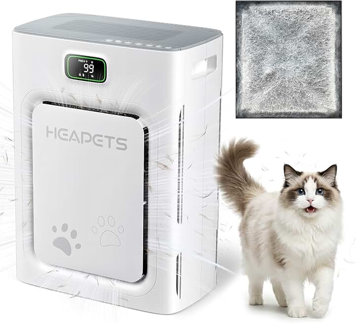 Pet Air Purifier for Home Large Room 2500 sq ft