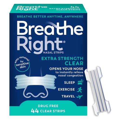 Breathe Right Nasal Strips, Relieves Nasal Congestion, Extra Strength Clear