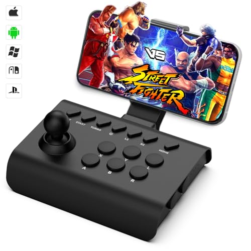 arVin Arcade Fight Stick Joystick Game Controller for iPhone iOS Android PC Fighting Stick for Nintendo Switch/PS3/PS4