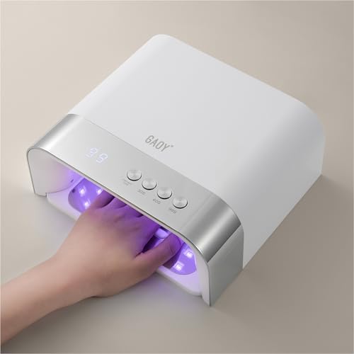 GAOY Professional UV Nail Lamp, Big Cavity Design for Long Nails, White