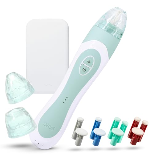 PMD Beauty Personal Microderm Elite Pro-At-Home Microdermabrasion Machine with Kit for Face and Body-Exfoliating Crystals and Vacuum Suction for Fresh and Radiant Skin-Three Speed and Suction Options