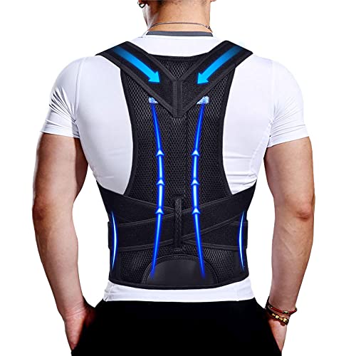 Upgraded Posture Corrector Back Brace for Men and Women, New Version Lumbar Support