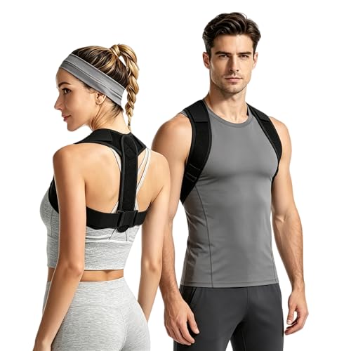 sundpik Posture Corrector for Women and Men, Adjustable Upper Back Brace