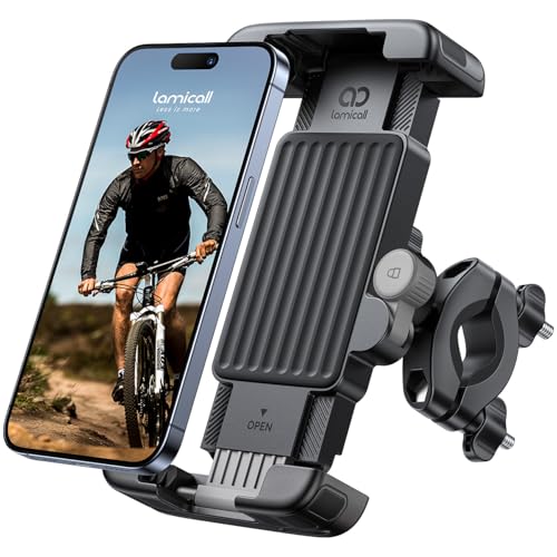 Lamicall Bike Motorcycle Phone Mount - [1s Quick Lock]