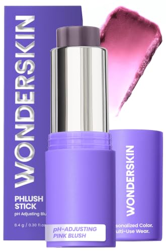 Wonderskin Cream Blush Stick pH-Activated - pHlush Stick, Blush for Cheeks