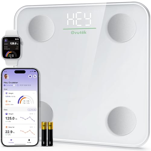 Ovutek Smart Scale for Body Weight Digital Bathroom Scale with BMI Body Fat