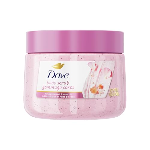 Dove Body Scrub Himalayan Salt & Rose Oil