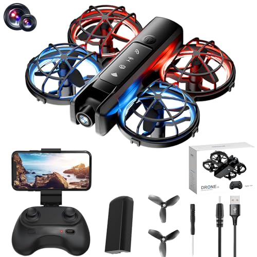Drones With Camera For Adults, Remote Control Drone, RC Quadcopter Altitude Hold Headless Mode Start Speed Adjustment