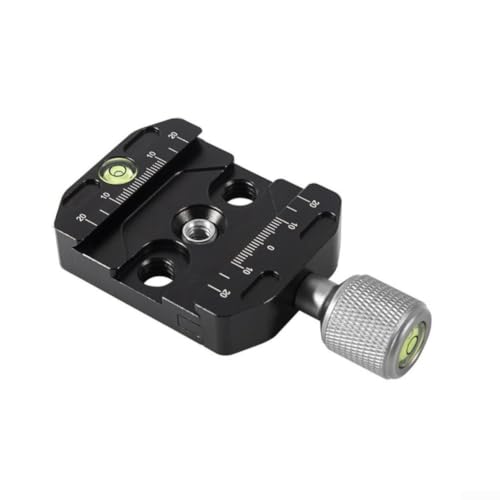 Camera Rail Nodal Slide for Panoramic Photography - Aluminum for Quick Release Clamp with Level for Arca for swiss Tripod Head 50mm(50N)