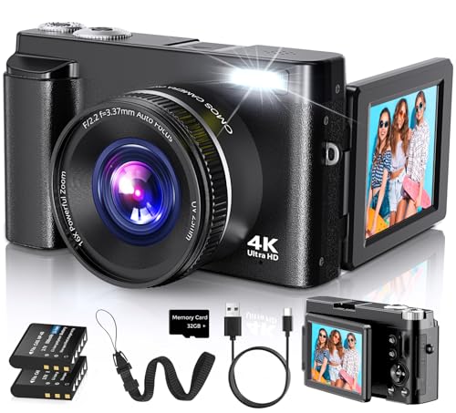 Duluvulu 4K Digital Camera for Photography Autofocus