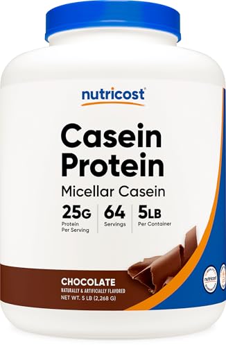 Nutricost Casein Protein Powder 5lb (Chocolate)