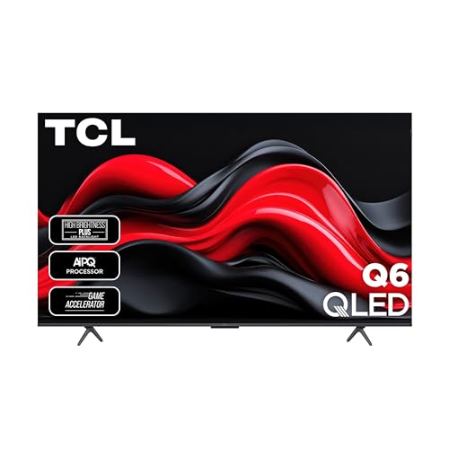 TCL 55-Inch Q65 QLED 4K UHD Smart TV with Google TV 55Q651G 2024 Model