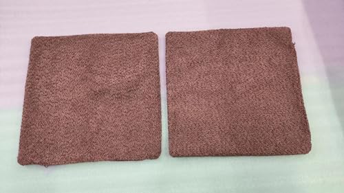 M MEETAKING Sofa,Couch,couches sectional Sofas for Living Room loveseat Sofa 17''X17'' Pillowcase Set of 2,Brown