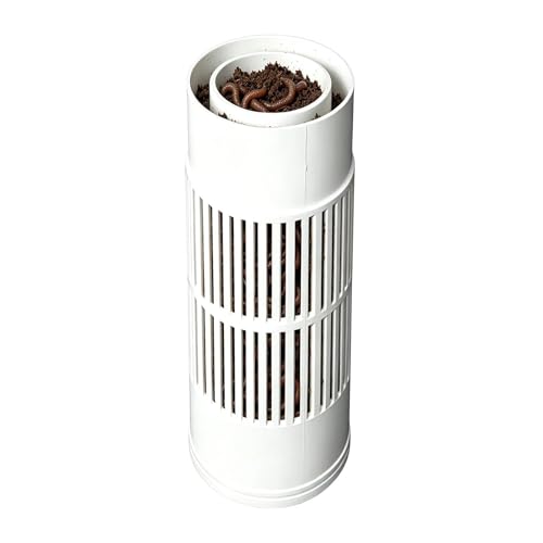 Worm Composting Bin - Underground Farm Bin Composter,In Ground Worm Composter Garden Kitchen Home Soil Inground Backyard Raised Beds