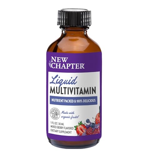 New Chapter Organic Mixed Berry Liquid Multivitamin, 1 FZ