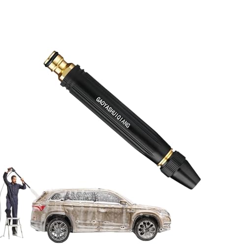 High Pressure Car Washer - Booster Spray Nozzle, Water-cännon, Garden Sprayer | Powerful Cleaning Hose Attachment for Car Washing Plant Watering and Outdoor Tools