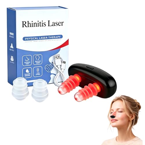 Red Light Nose Care Device,Daily Nasal Portable Red Light Therapy for Nose, USB Rechargeable Portable Design with 3 Light Modes & Auto Shut-Off