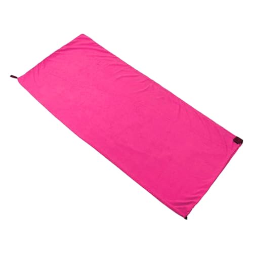 YWJLQH Fleece Sleeping Bag Liner Thermal with Zipper Multifunction Warm Sleeping Bag Blanket Liner for Trekking Traveling Adults, Pink