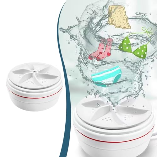 2025 Mini Baby Washing Machine Portable, USB Travel Washing Machine, Clothes Washing Machines for Home, Business, Travel, College Room, Rv, Camping, Apartment Cleaning Socks Underwear Dishes