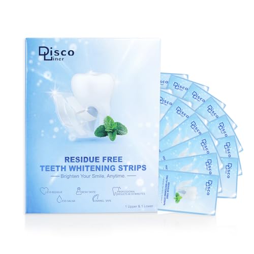 Advanced Teeth Whitening Strips, Teeth Whitening Kit, Fast Results, Non Slip, Safe and Effective Stain Removal (14, Pack of 1)