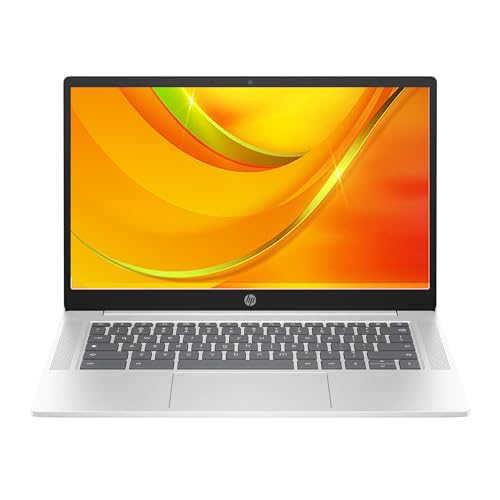 HP 14a Chromebook in Sparkly White