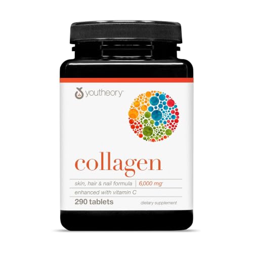 Youtheory Advanced Collagen, 6,000 mg, 290 Tablets, 48-Day Supply