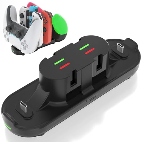 Switch Controller Charger for Nintendo Switch JoyCon/Pro /PS5 Controller