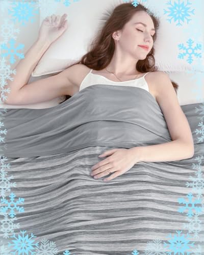 Ailemei Direct Cooling Throw Blanket for Hot Sleepers Double Sided Cold Effect 50x70