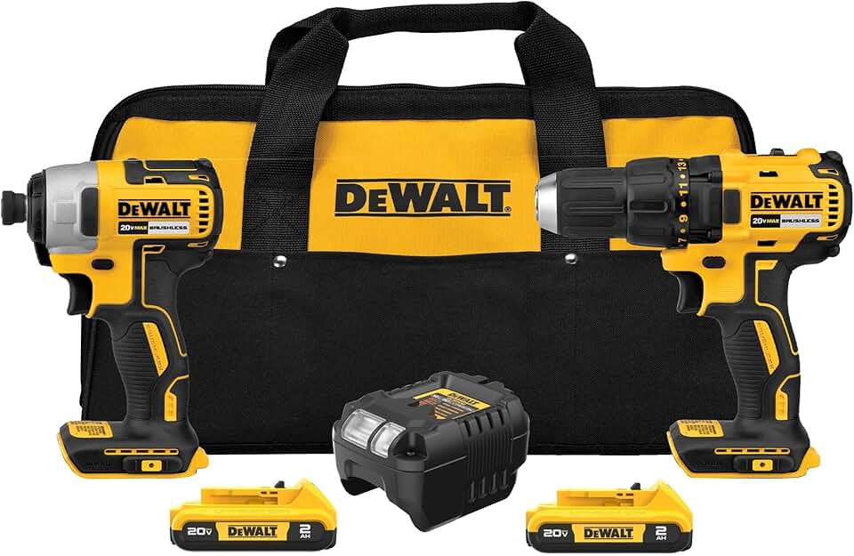 DEWALT 20V MAX Cordless Drill and Impact Driver Combo Kit