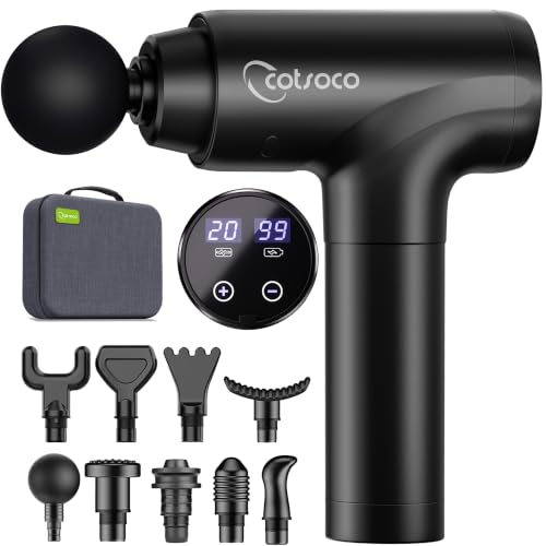 cotsoco Massage Gun Deep Tissue, Muscle Massager, Gifts for Men Women