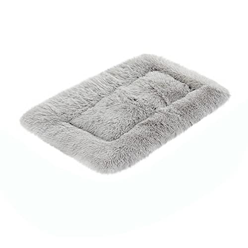 Cat Beds for Indoor Cats, Warm Soft Washable Non-Slip Bottom Dog Beds for Small Dogs,Extra Cozy Plush Durable Fluffy Pet Mat for Carriers Kennel Floor Indoor Crate Couch
